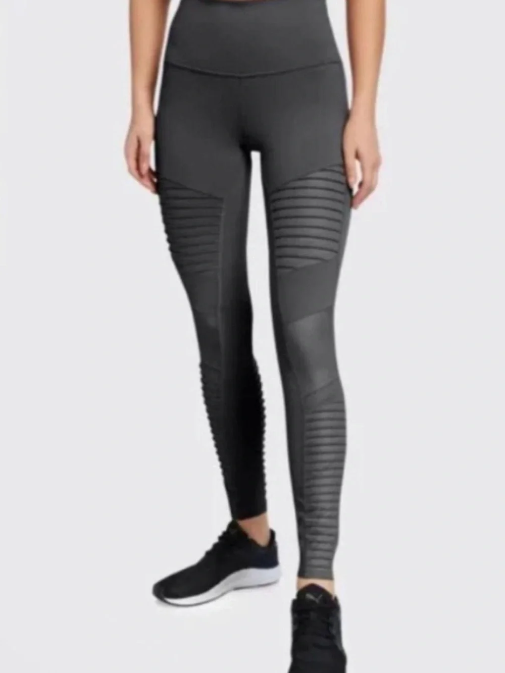 🩶🩶 ALO Yoga High-Waisted Dark Slate Gray Moto Leggings 🩶🩶